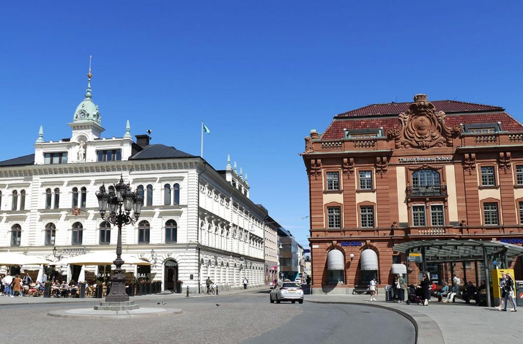 Zwei Häuser in Uppsala